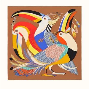 Hermès Toucan de Paradis Scarf